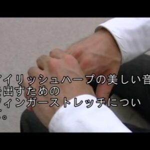 アイリッシュハープレッスン動画1「フィンガーストレッチ」