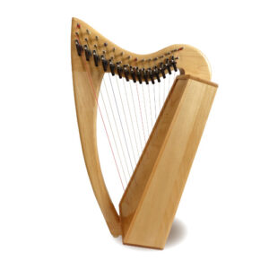 アイリッシュハープ　りん 15弦　ケースセット 【メール便不可】