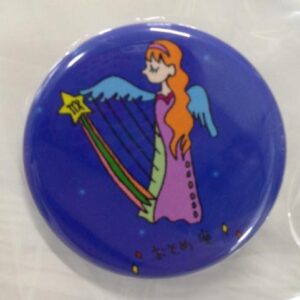 缶バッジ(アイリッシュハープ×星座)おとめ座